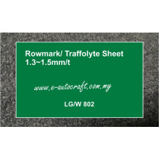 Rowmark/ Traffolyte Sheet<BR>Light Green/White_LG/W (802)